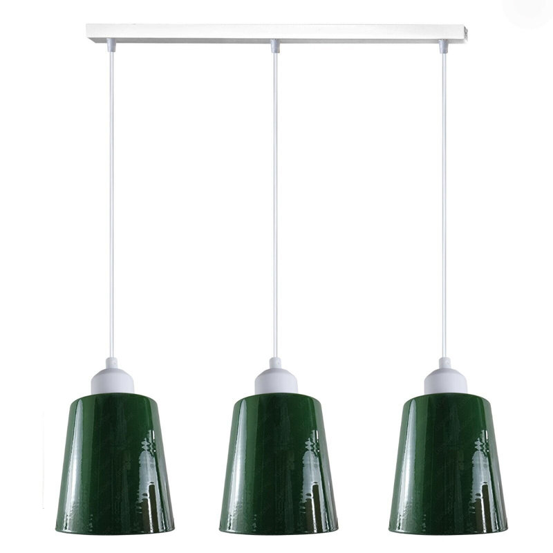 Humeyra 3 - Light Kitchen Island Pendant, No, Green/White