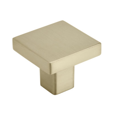 Bouton d'armoire à champagne doré Monument de 1-3 / 16 po (30 mm) de longueur - paquet de 25
