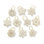 Snowflake 10 Piece Holiday Shaped Ornament Set