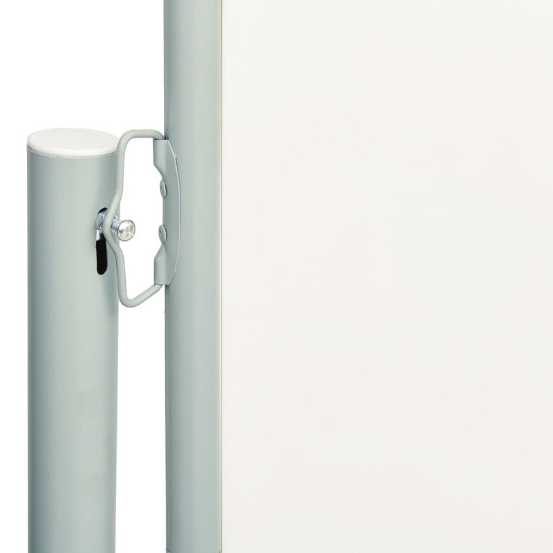 Dakota Fields 600cm W x 220cm D Fabric Cover Retractable Side Awning, Cream
