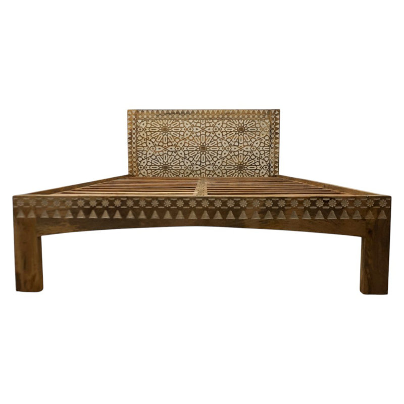 Tyshia Solid Wood Standard Bed