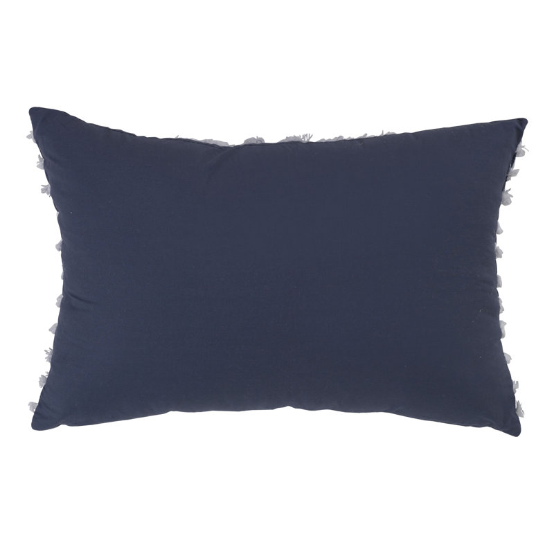 Trellis Cotton Striped Throw Pillow