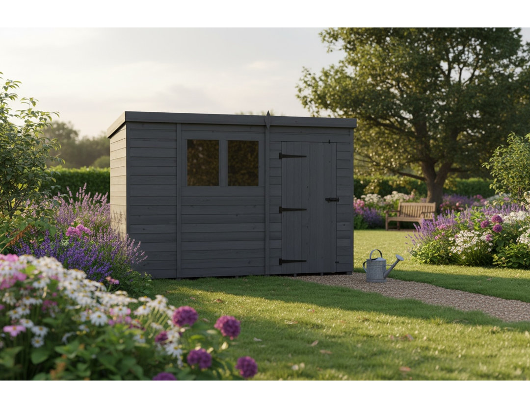 10x5 Pent Composite Shed