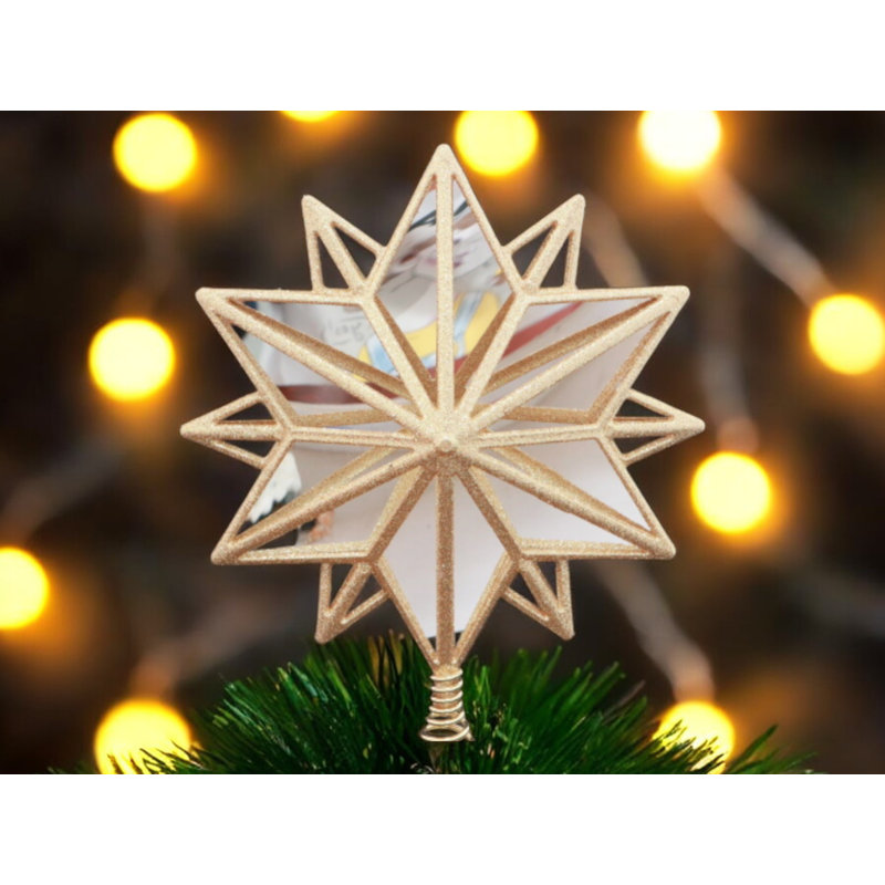Décoration pour sommet de sapin 14 po