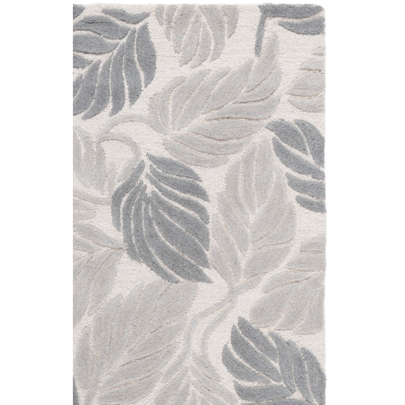 Jardin Hand Tufted Wool; Cotton Floral Indoor Rug, Rectangle 6' x 9'
