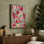 Crimson Carnation Bloom Botanical - Wrapped Canvas-1794650062-1794650060