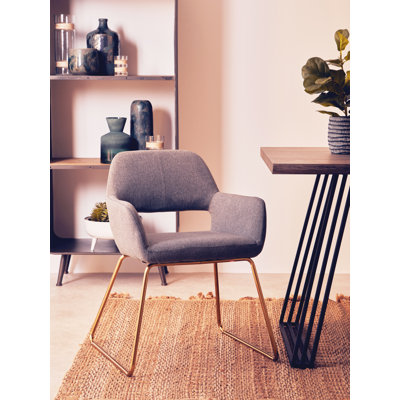 Jayant 46cm H Fabric Upholstered Parsons Chair