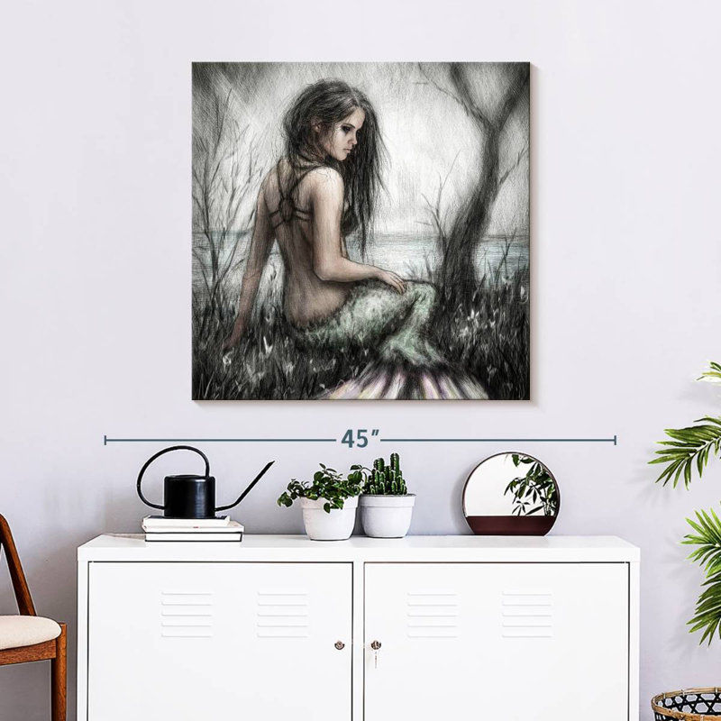 Kelan Mermaid's Rest, 30" H x 30" W