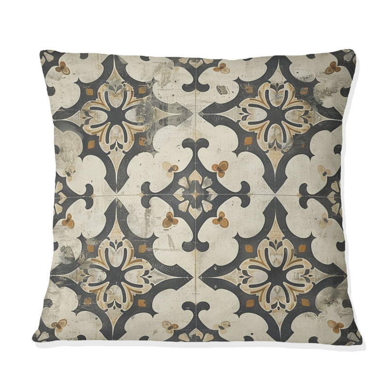 Coussin Beige, H 18 po x l 18 po, Carrée