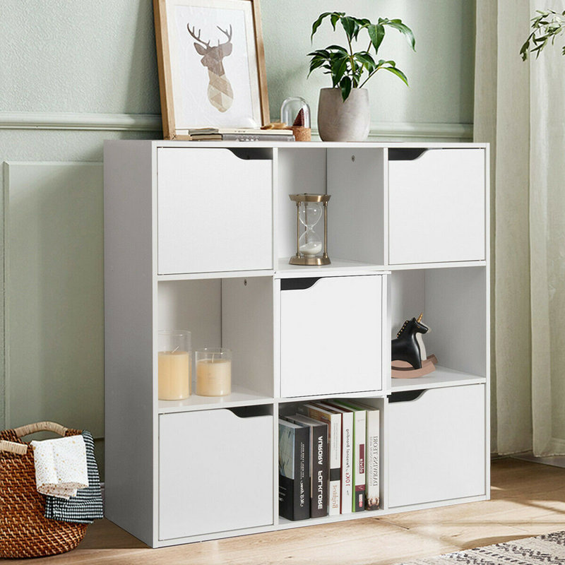 Halle-Jade Bookcase, White