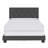 Diamond Linen Upholstered Platform Bed Frame with Adjustable Headboard - Boyd Sleep-227439988-227439984