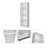 White Tier Storage Shelves Bookcase-798376123-796045143