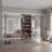 Double Aluminlum Mirror 80'' Single Glass Pane Metallic Sliding Closet Doors-98097849