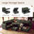 Brunella Corduroy Sleeper Sectional-1503454834