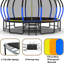 Trampoline 16Ft avec enceinte Trampolines de création avec échelle et revêtement antirouille-119337746