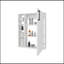 White 1-Door Bathroom Cabinet With 4 Open Shelf
