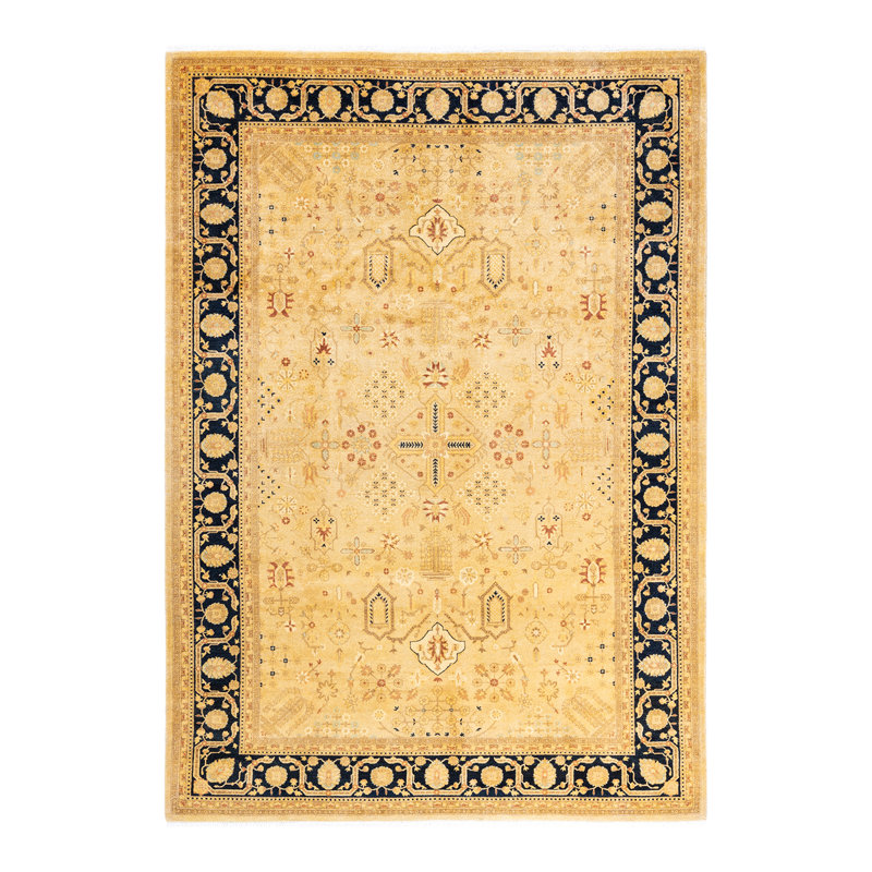 Classic One-of-a-Kind 6' 2" X 8' 10" Hand Knotted Area Rug