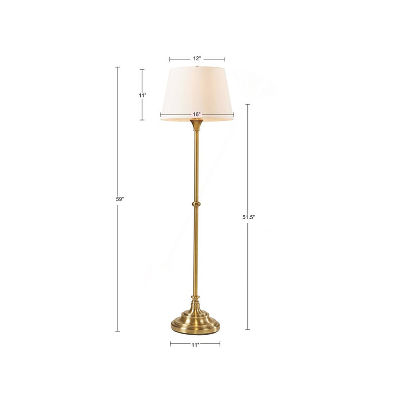 Lampe sur pied H 59 po