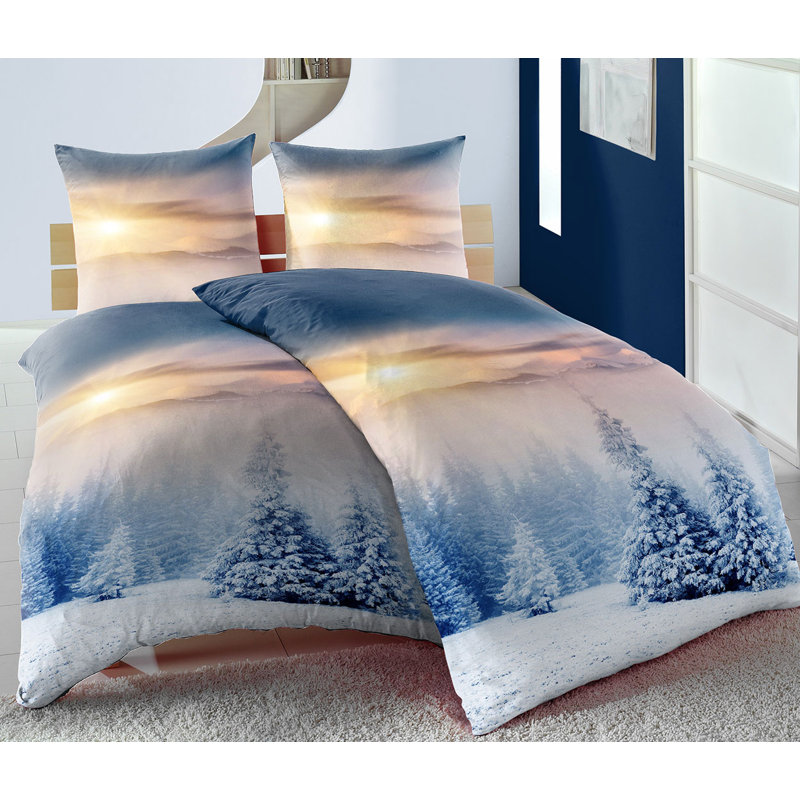 Mayville No Pattern Duvet Cover Set with Pillow Shams