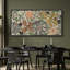 Abstrait art floral botanique vert Mid Century Modern-102833250-111696448