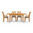Sarah 4 - Person Solid Wood Top Four Leg Dining Set-16848867-37101028-39921300