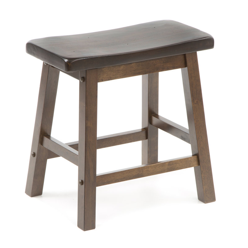 Arberesha Counter Stool with Solid Wood Frame