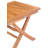 Moseley Rectangular Teak Solid Wood Foldable Outdoor Side Table , 20 " W 20 " D