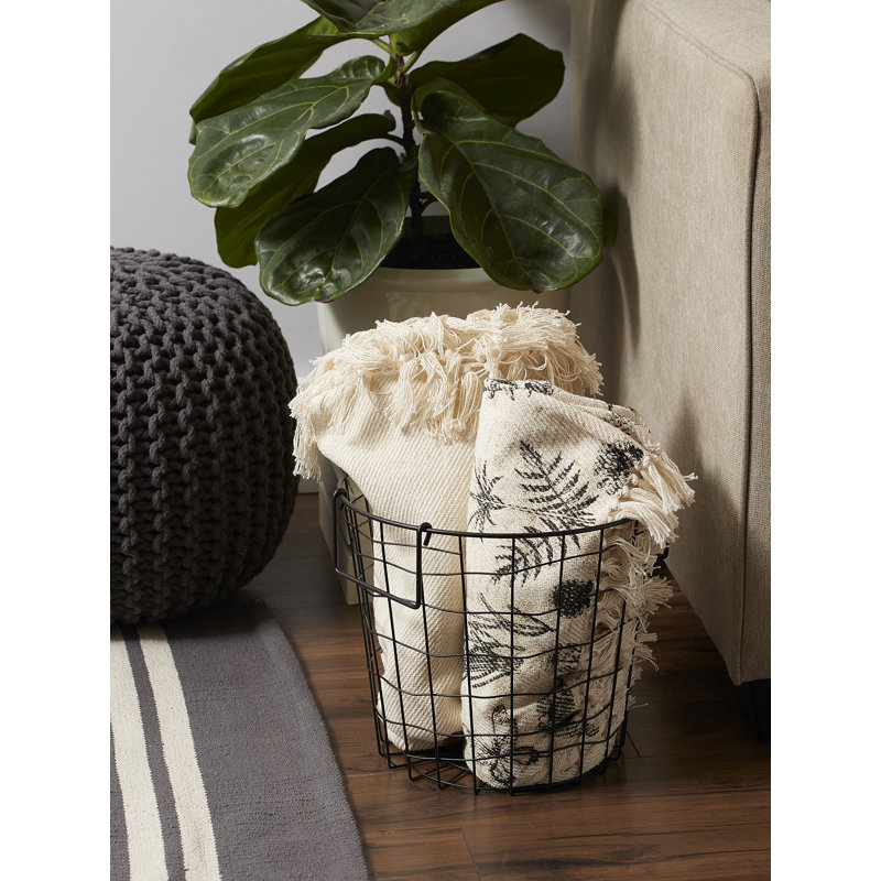 Rebrilliant Ohagan Decorative Basket, Black