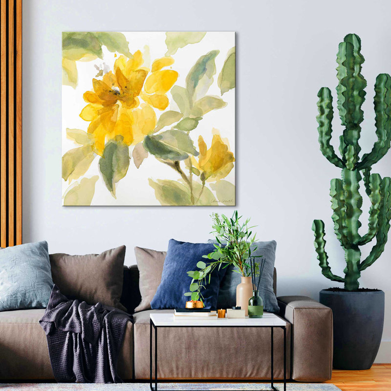 «Early May Blooms I» par Lanie Loreth - Peinture, Toile tendue, H 36 po x l 36 po x P 1,5 po