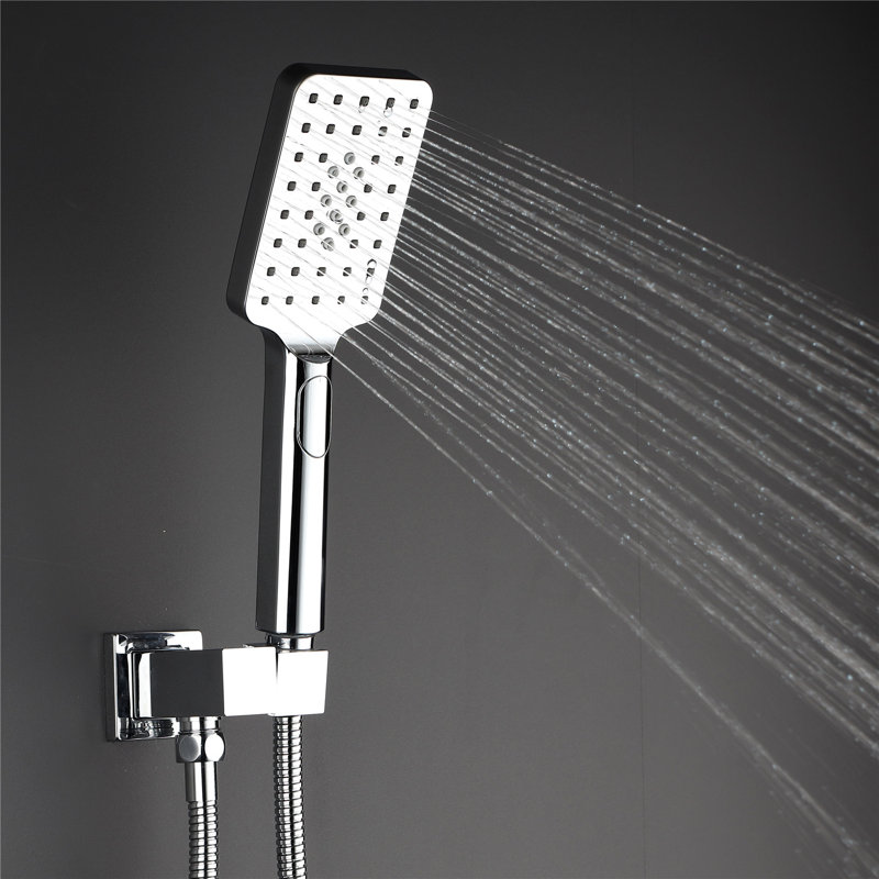Système de douche complet à pression équilibrée, Chrome