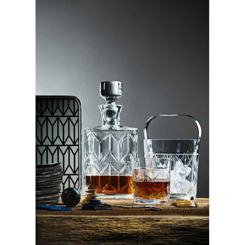 5 - Piece Crystal Whiskey Decanter Set