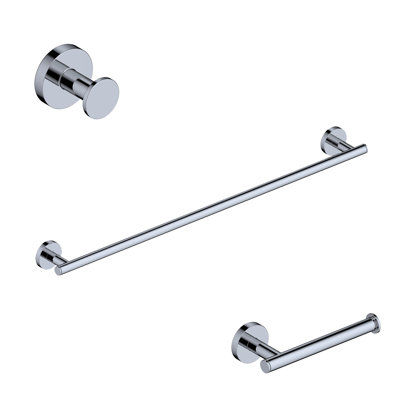 Norm 3 Piece Bathroom Hardware Set