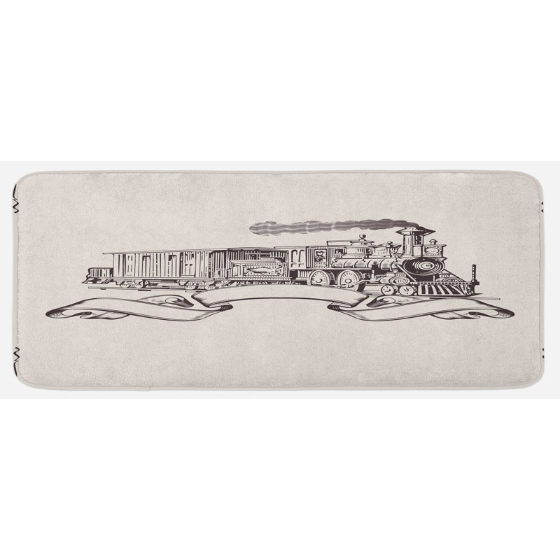 Modern & Contemporary Synthetic Kitchen Mat