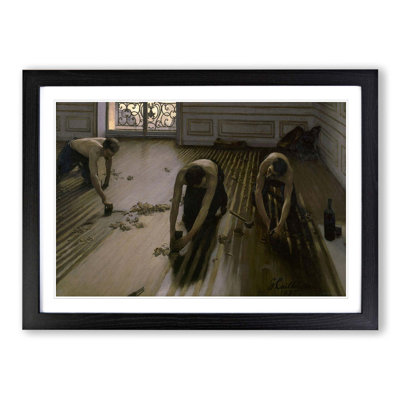 The Floor Planers by Gustave Caillebotte - Framed Print