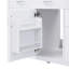 Meuble-lavabo de salle de bain de 118 cm (46,5 po) seulement, porte à fermeture amortie et 6 tiroirs, blanc