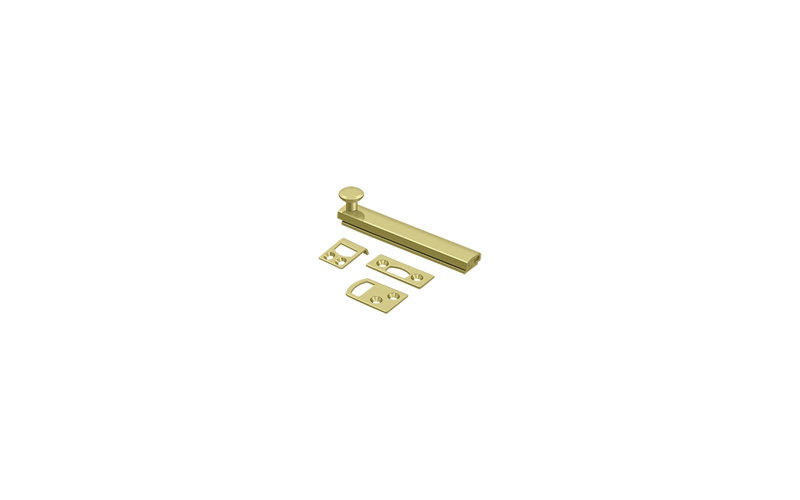 Brass Latch/Catch/Bolt, Oil Rubbed Bronze, 1.9375" H x 4" W x 1.5625" D