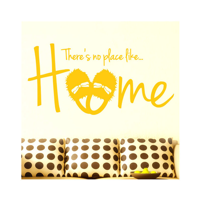 Non-Wall Damaging Wall Decal, Dark Yellow, Medium