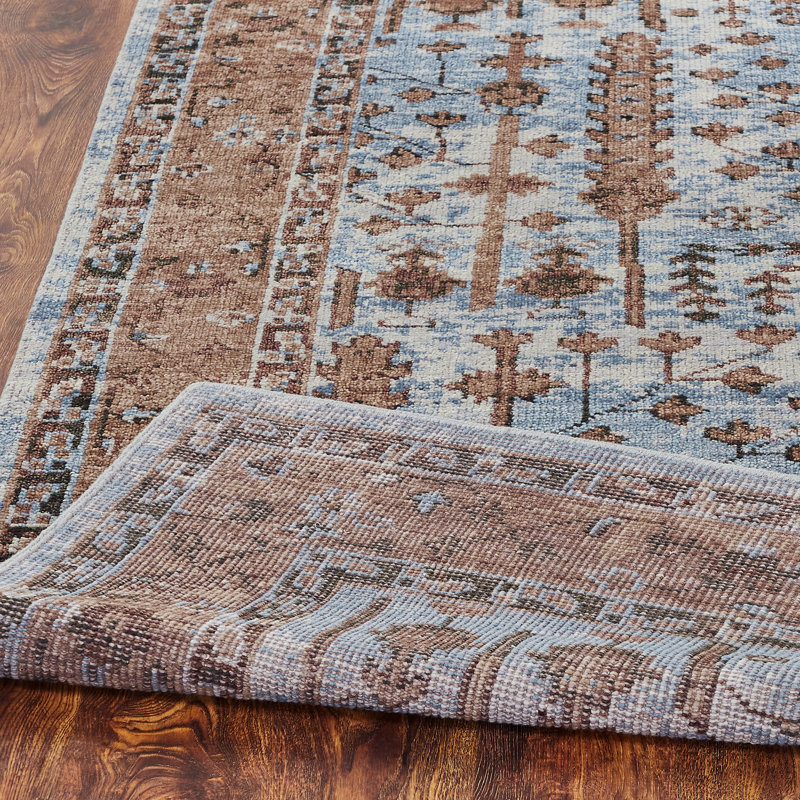 Markiyah Hand Knotted Wool Oriental Area Rug, Rectangle 8' x 10'