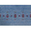 Tapis de couloir bleu Gabbeh