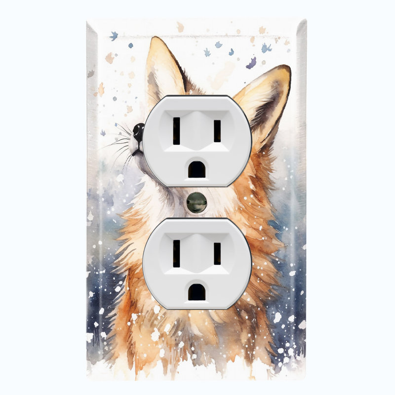 Nature Themed 1 - Gang Toggle Light Switch Standard Wall Plate