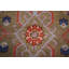 Tapis de couloir oriental all-over vert Kazak 3 x 8