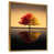Toile avec cadre flottant or