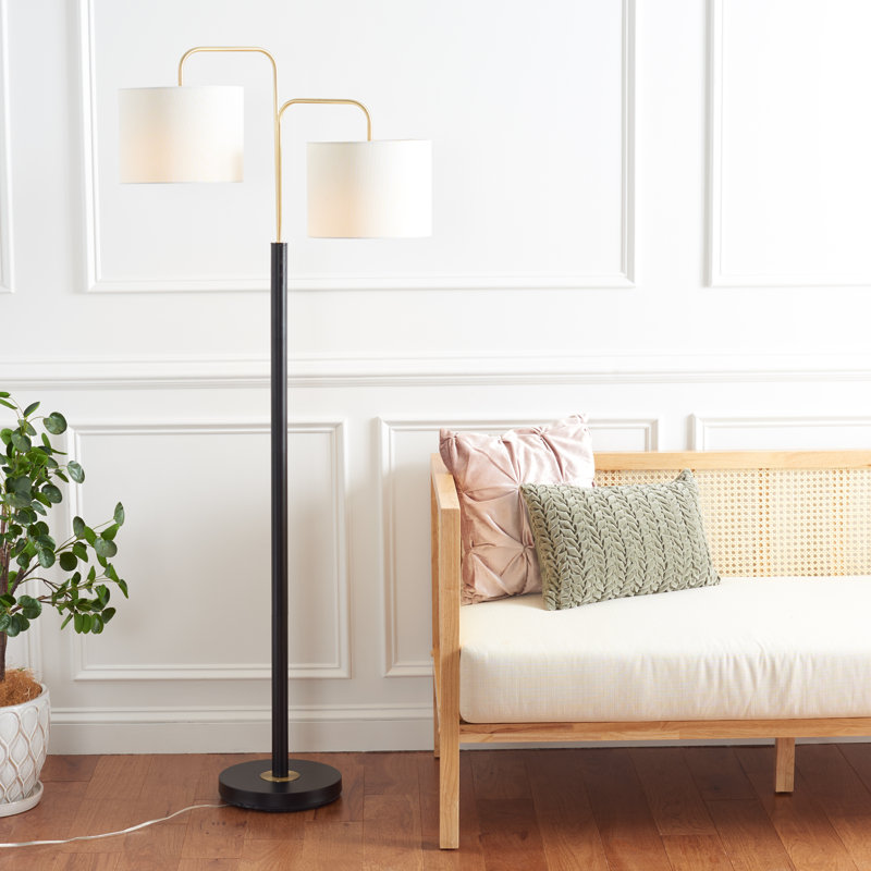 Shonna 64'' Black/Gold Tree Floor Lamp