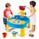 4 Zoomie Kids Rundle 69cm x 70cm Plastic Rectangular Blue/Yellow Sand and Water Table