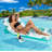 Pool Floats Adult, Heavy Duty Inflatable Pool Lounger With Adjustable Backrest Cup Holder, Pool Tanning Rafts Water Floaty Lounge Lake Beach Party Games