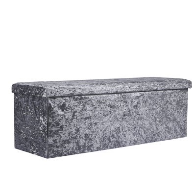 Nedd 110cm Wide Solid Colour Ottoman with Storage