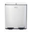 Stainless Steel Step On Multi-Compartment Rubbish & Recycling Bin-2031282875