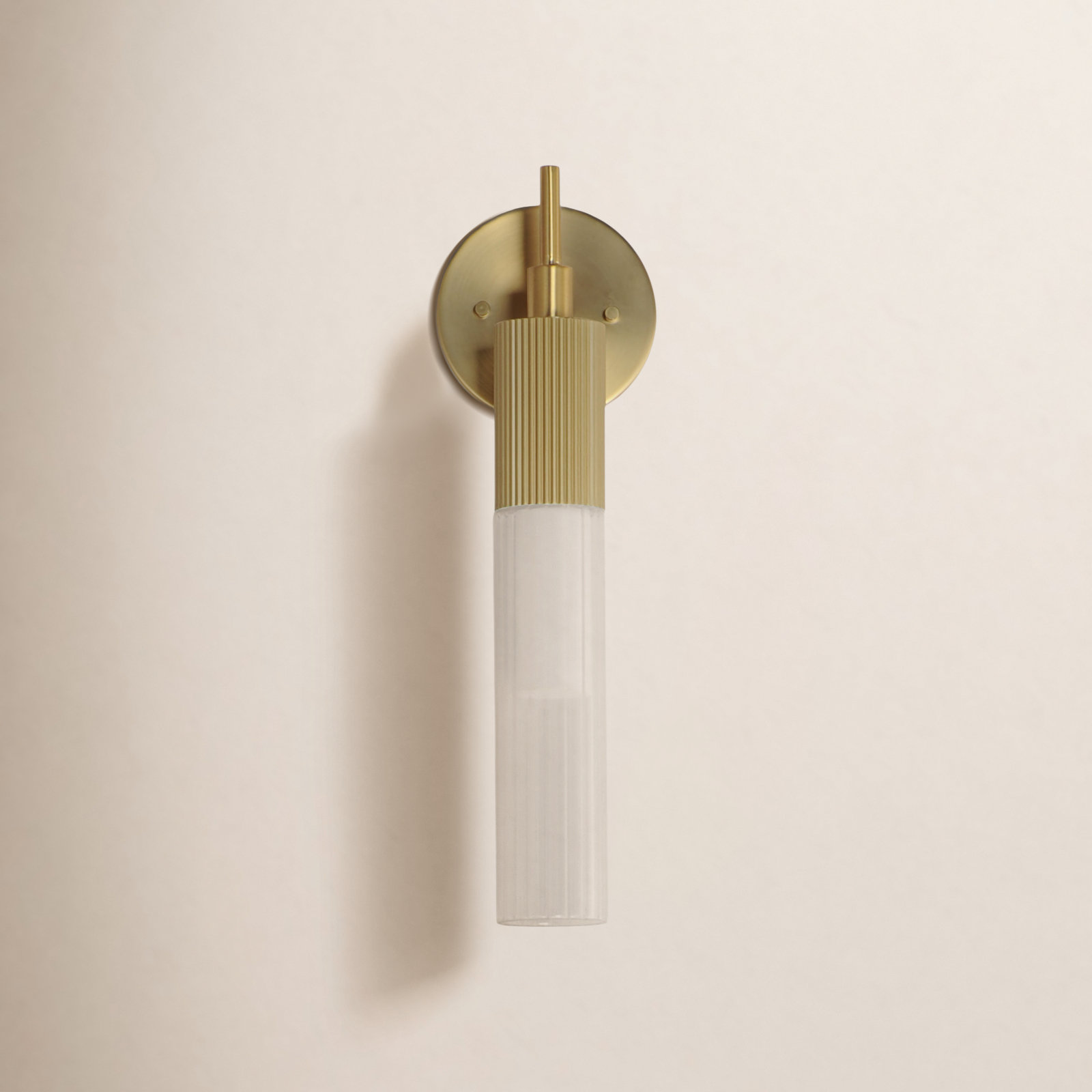 Cassi Single Light Armed Sconce, Gold