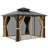 Double Roof With Aluminum Frame Patio Gazebo-110537908