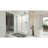 60" W x 36" D x 78" H Semi Frameless Rectangle Shower Kit with Fixed Panel and Base Included-118865861-88802552